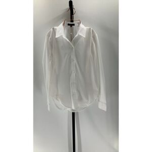 Quince White Button-Up Blouse
